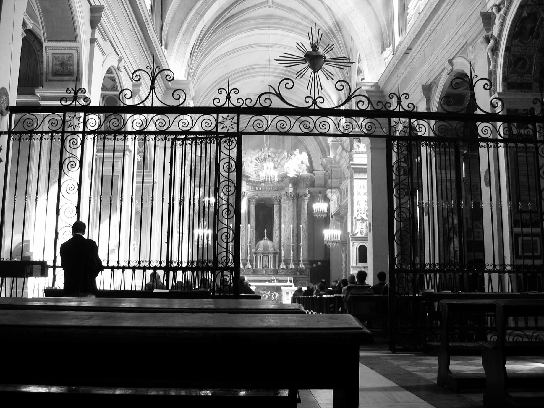 Praying - Rome